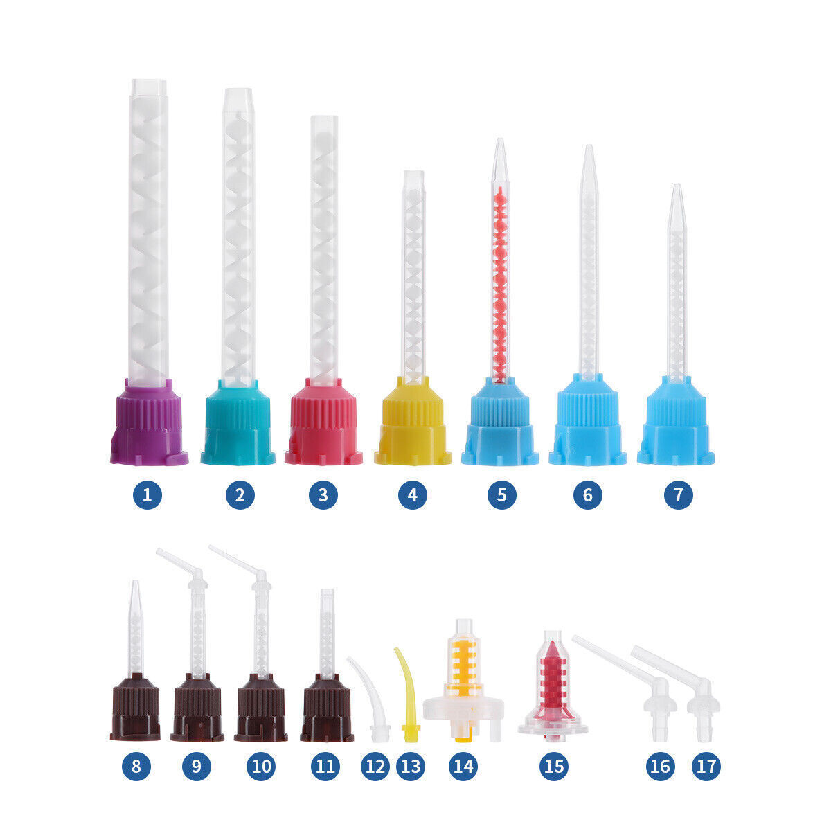 50Pcs Dental Intraoral Mixing Tips for Impression Material/ Crown&Bridge/Cements