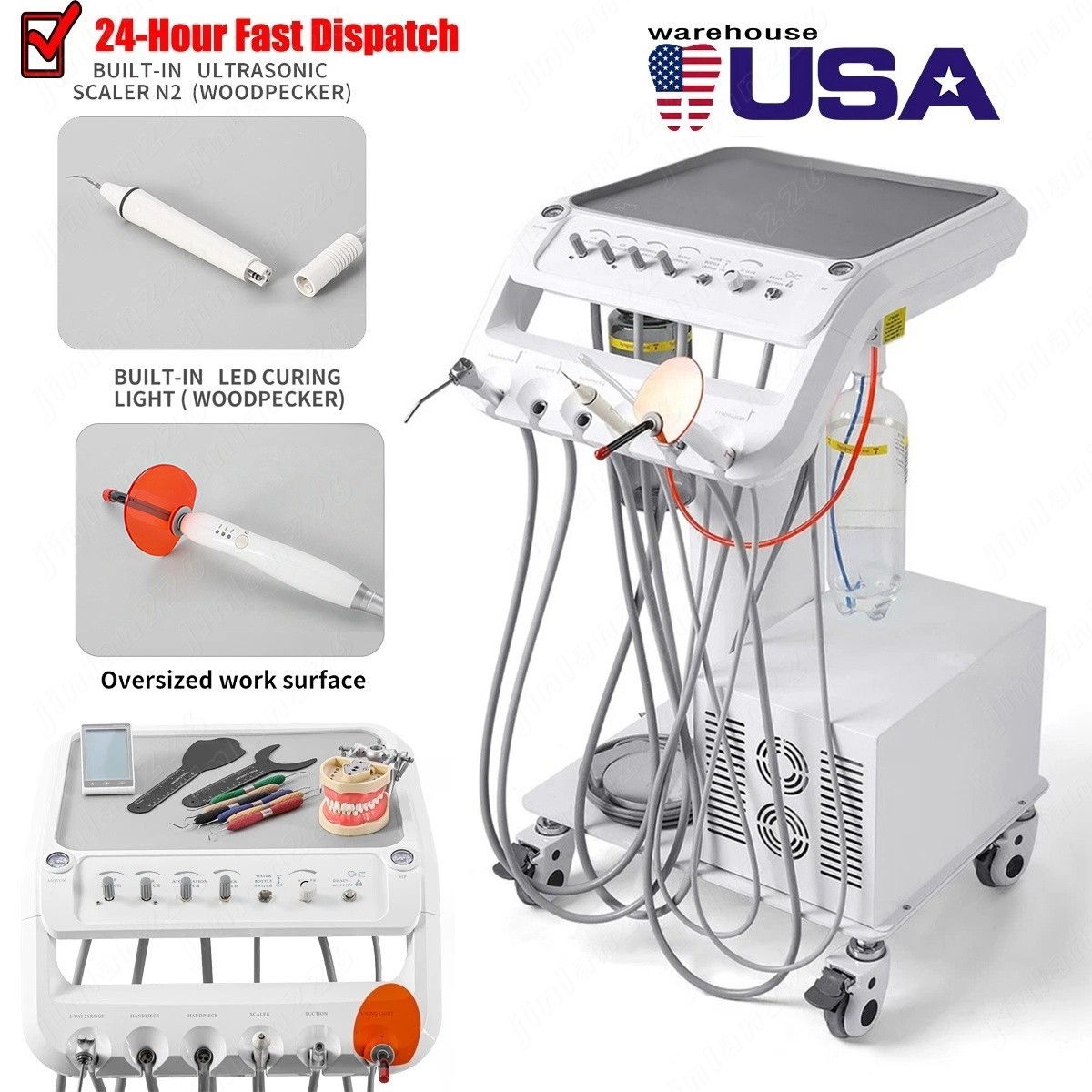 Veterinary Dental Unit Portable Animal Machine Mobile Dental Unit