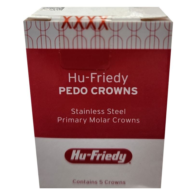 *5-Pieces* HuFriedyGroup Pedo Crowns Lower Right 1st #2 Refill SSC-LRD2-CE