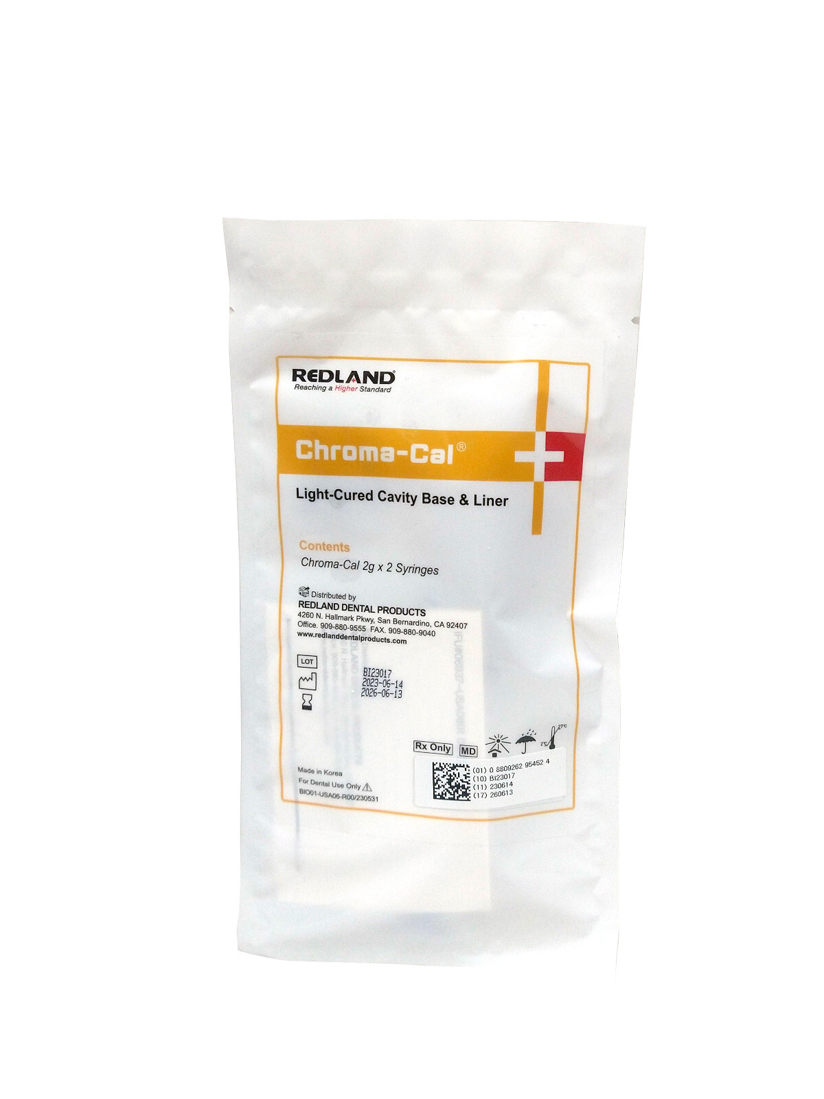 REDLAND Chroma-Cal Light-curing Base & Liner
