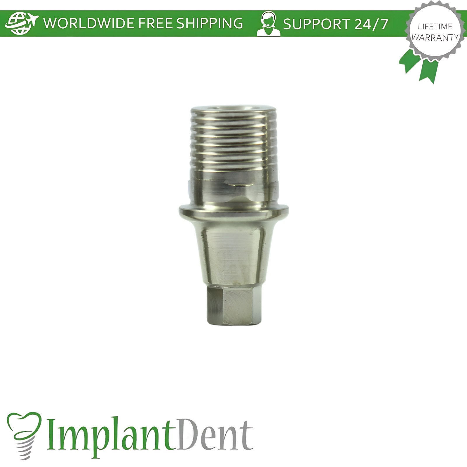 Titanium Base Ø4.5mm Prosthetic Grand Morse Connection Neodent GM Compatible