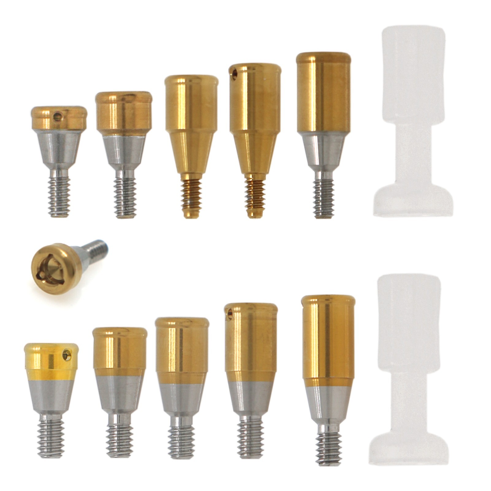 US Nobel Active NP/RP Locator Attachment Abutment Male Cap Inserts for 1-5.0mm