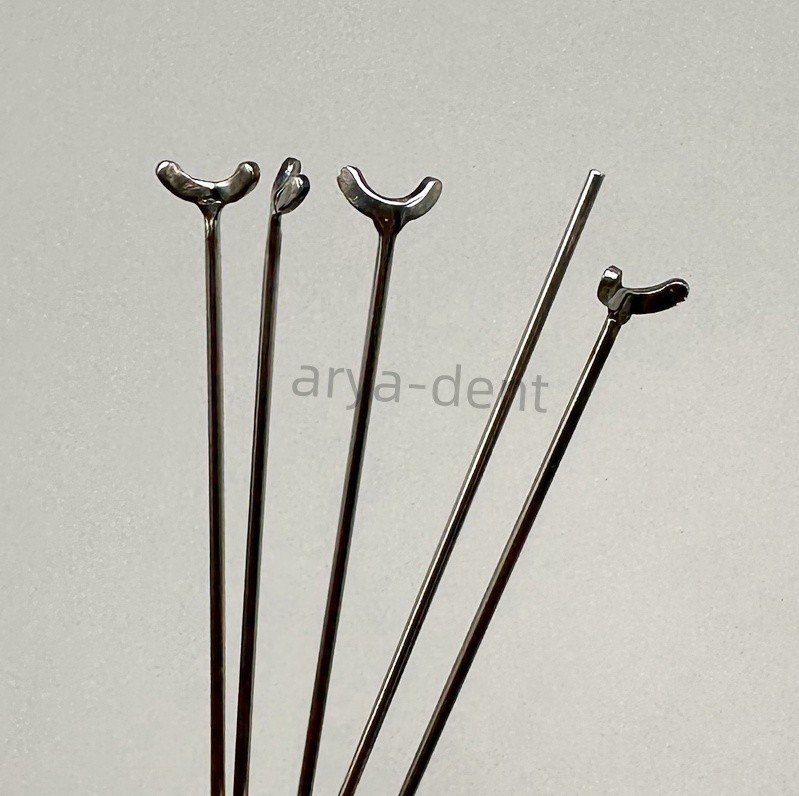 Dental Ortho Ball Retainer J Clasp Wire Oblique Clasps Bars Y-Type Scheu Style