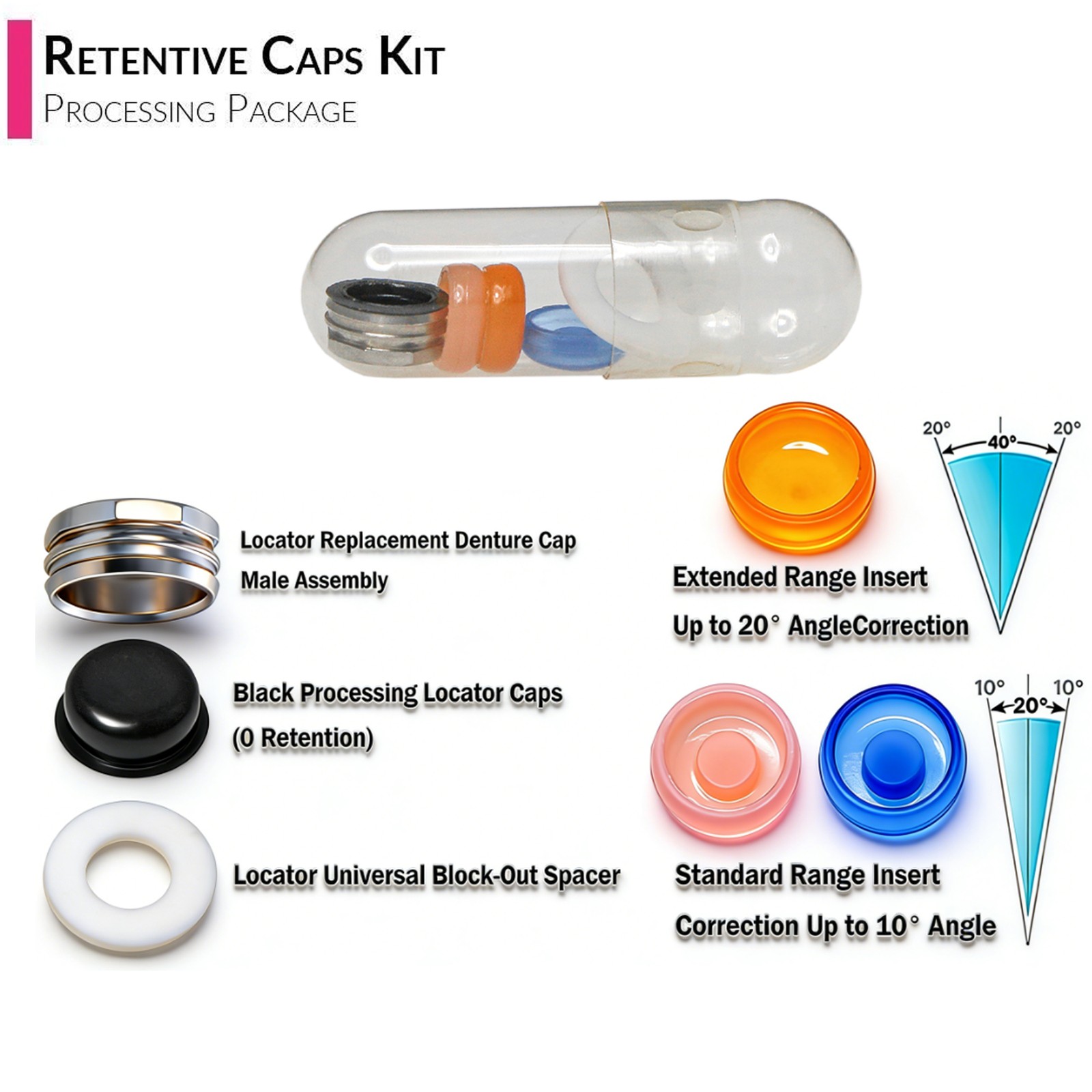 US Nobel Biocare Hex Locator/Healing Cap/Abutment /Impression Coping Accessories
