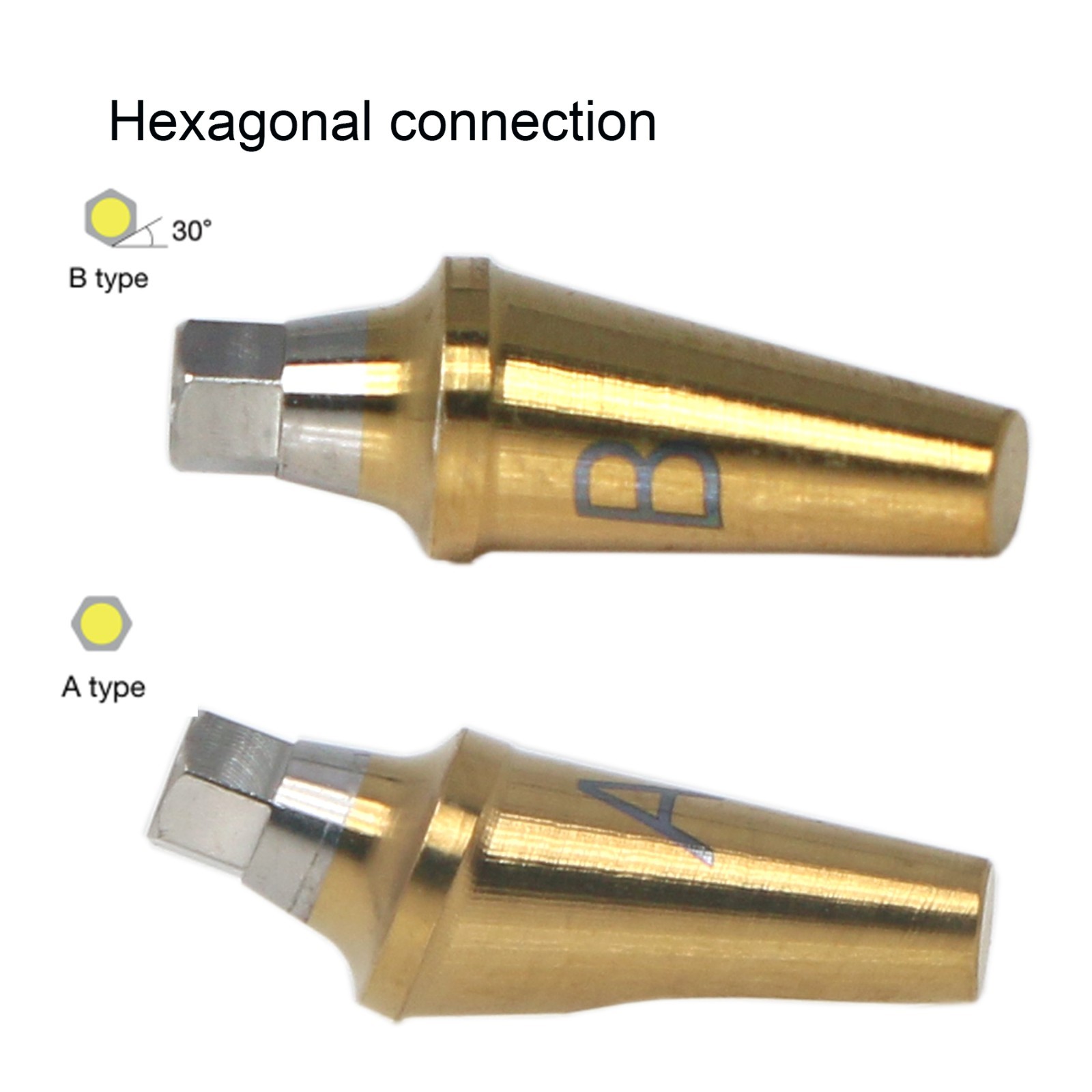 Hiossen Mini Titanium abutment Zest locator Straight Transfer Healing abutment