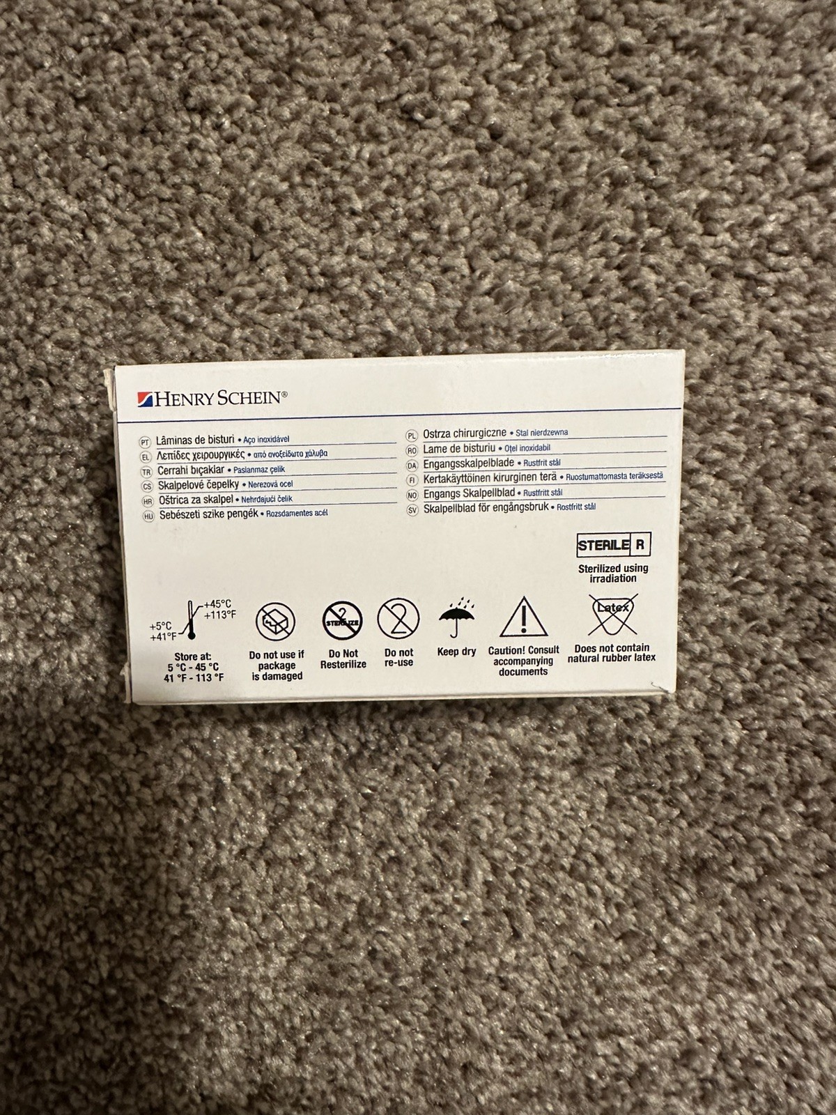 Sugical Blades #25 Refill 100/Bx [Henry Schein] four boxes of 100