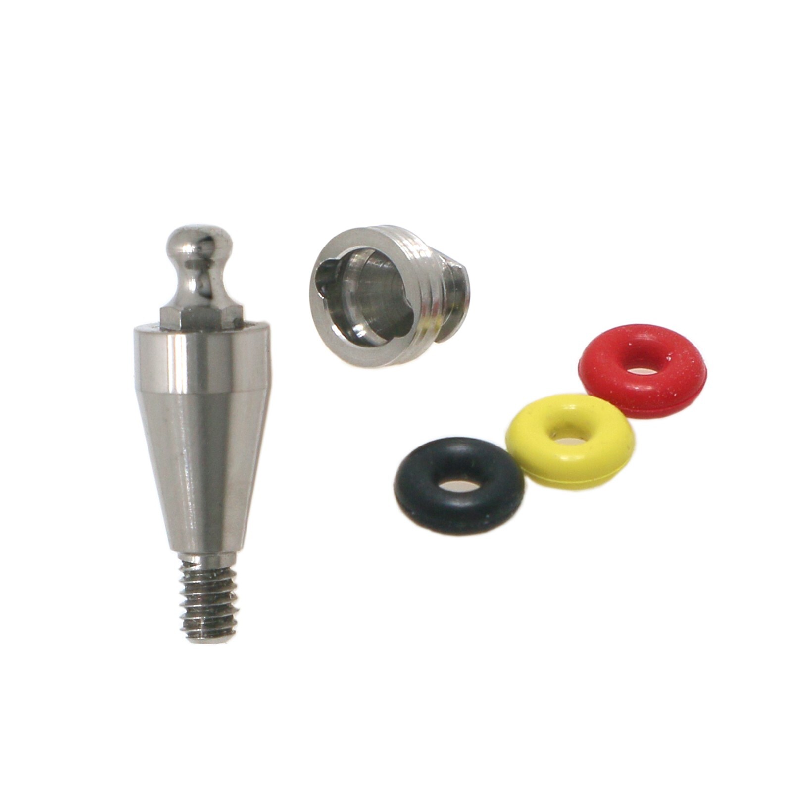 US Hiossen/Osstem Dental O-Ring Retainer Cap Set Compatible Ball Abutment Hex