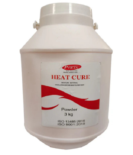 Dental HEAT CURE Acrylic Denture Base Material 3 kg Powder – ASK FOR SHADES