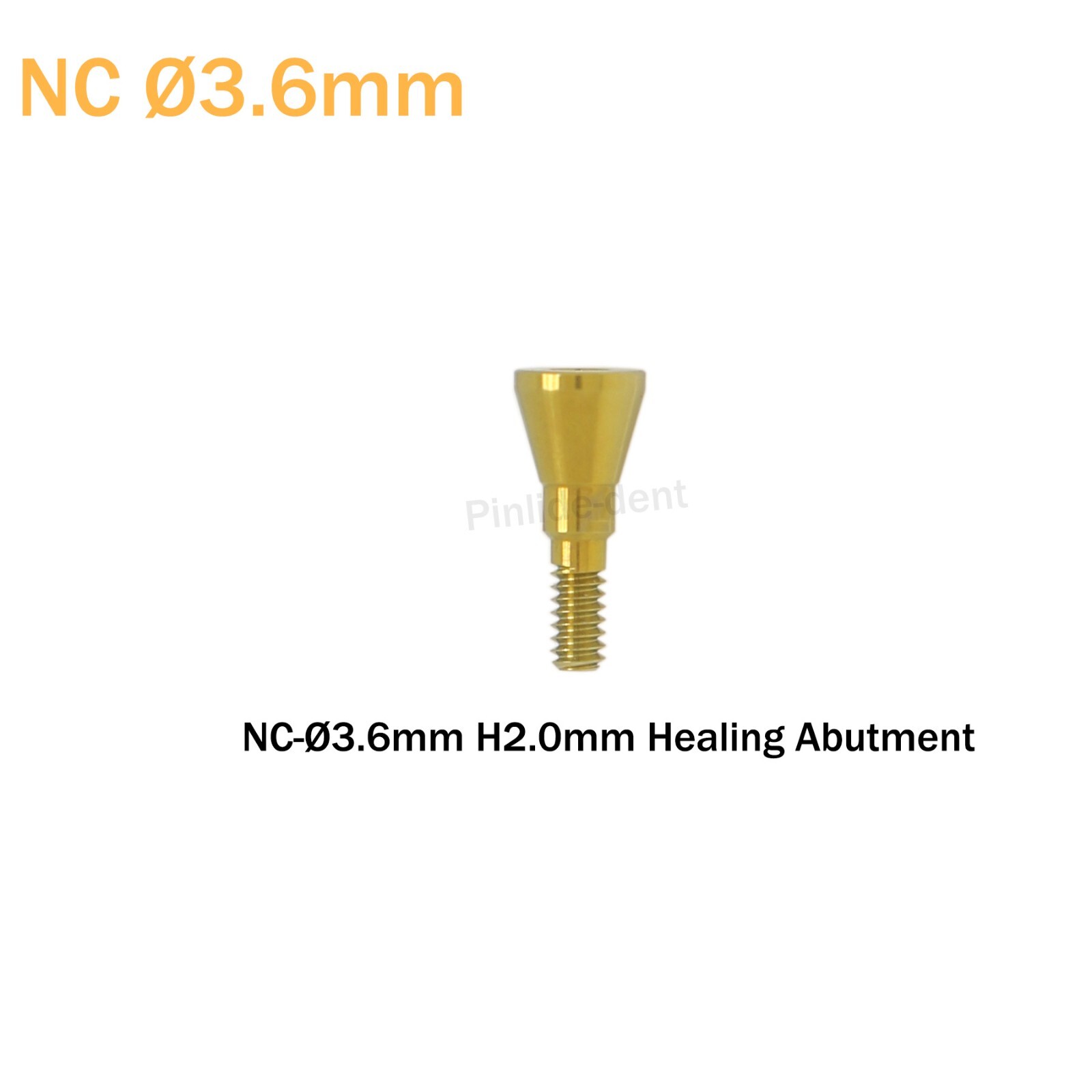 Dental Healing Abutment NC Ø3.6/4.8mm Dia Cover Screw fits ITI Straumann BL/BLT