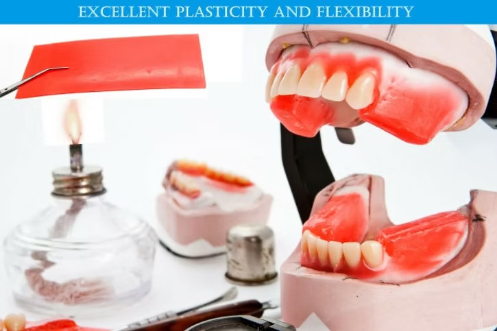 Dengen Dental Modelling Wax Use for Dentures Teeth Setting 12 Sheets
