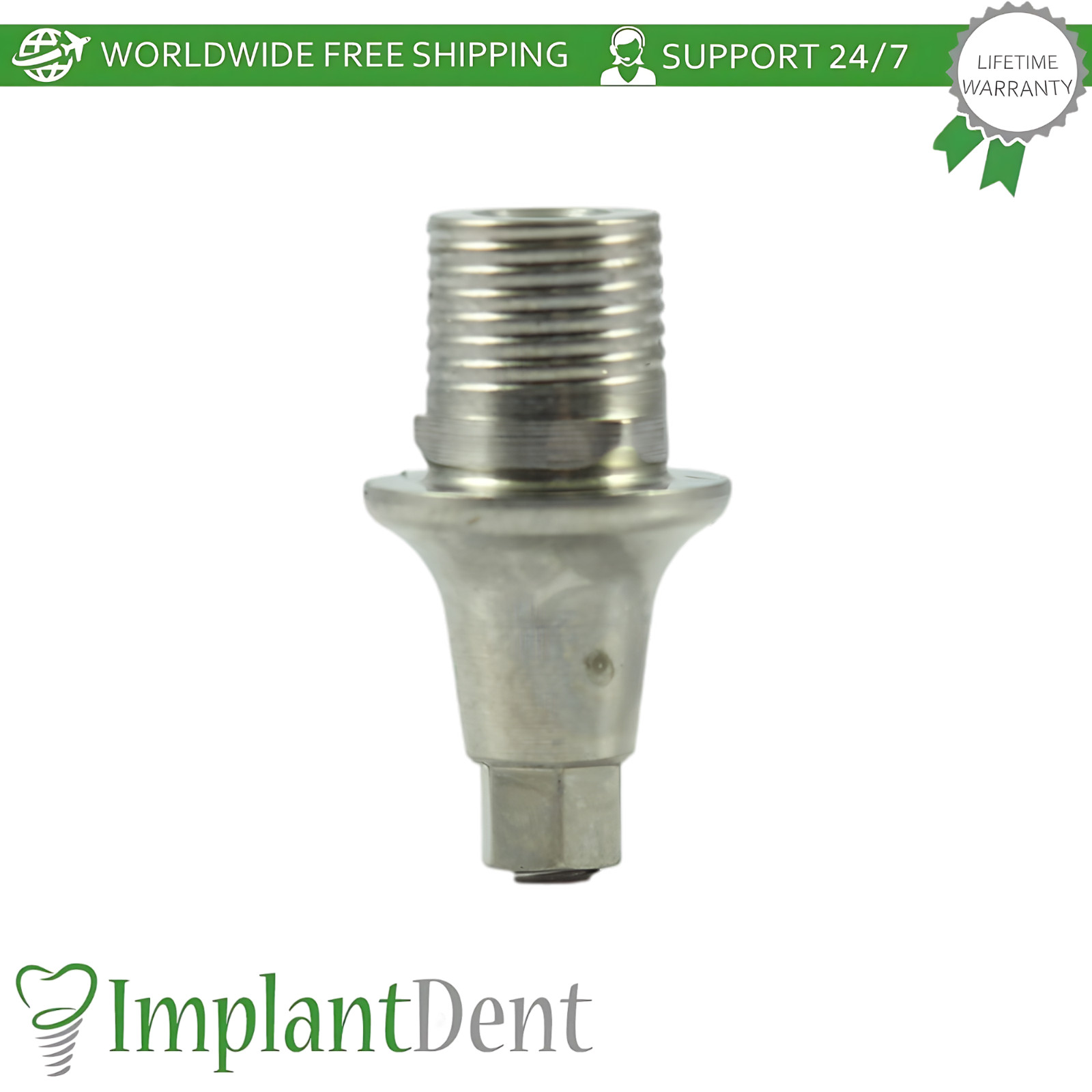 X10 Dental Prosthetic Ø5.5mm Diameter Titanium Base Neodent GM Compatible