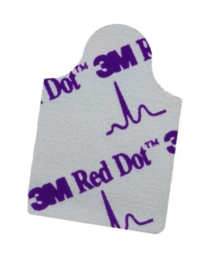 3M RED DOT 2360 Monitoring Electrodes Adhesive Tab Style 1.2×0.8″ 100/BG