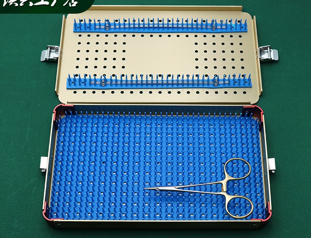 1pc Surgical Autoclavable Surgery Silicone Disinfection Box Tools Ophthalmic/
