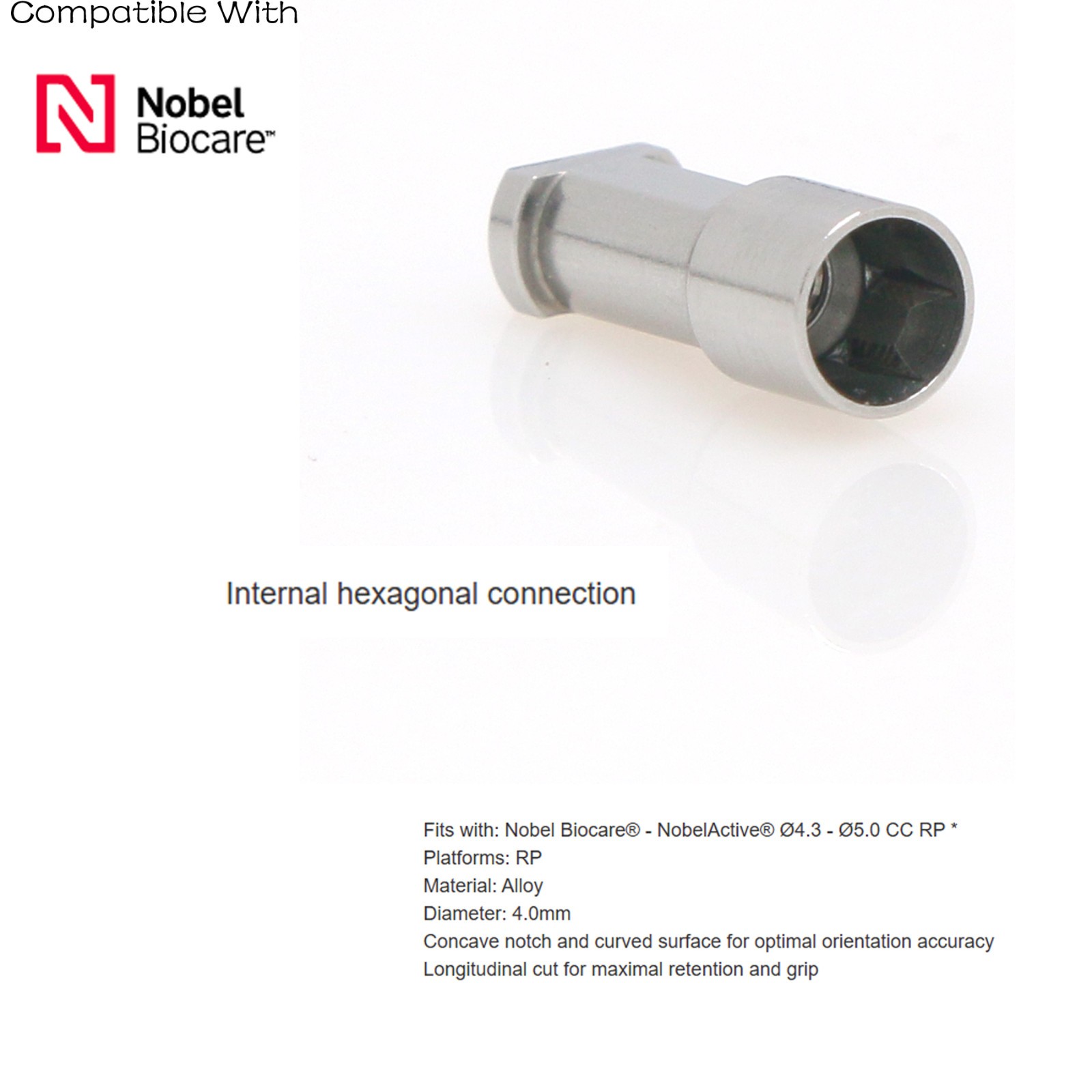US Implant replicas Lab Analog For Nobel Biocare Nobel Active NP/RP