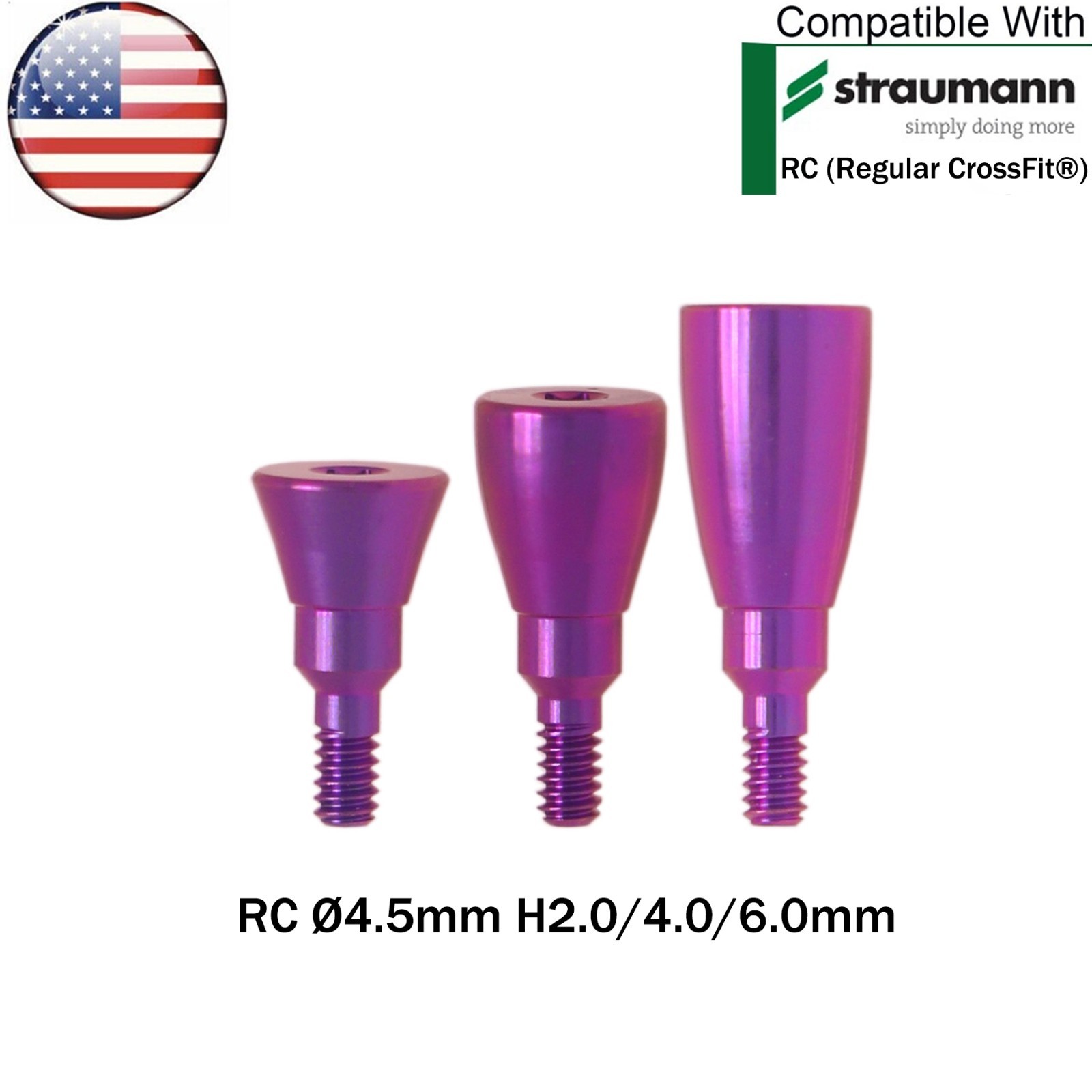 For Straumann ITI Healing Abutment & Transfer Impression Open Closed Tray NC/RC