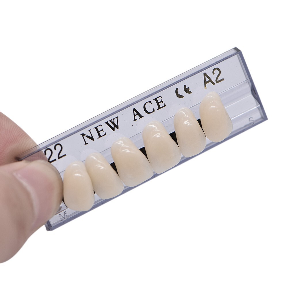 168Pcs Acrylic Resin Denture #22 Dental Upper Lower Shade A2 Teeth Set 22#A2 USA