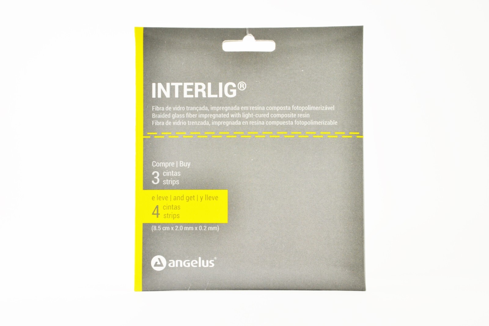 Angelus Interlig Braided Glass Fiber Impregnated with Light-Cure Composite Resin