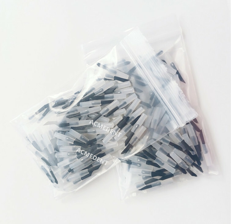 Dental Micro Brushes Composite Resin Disposable Mini Applicator Brush Tips Handl