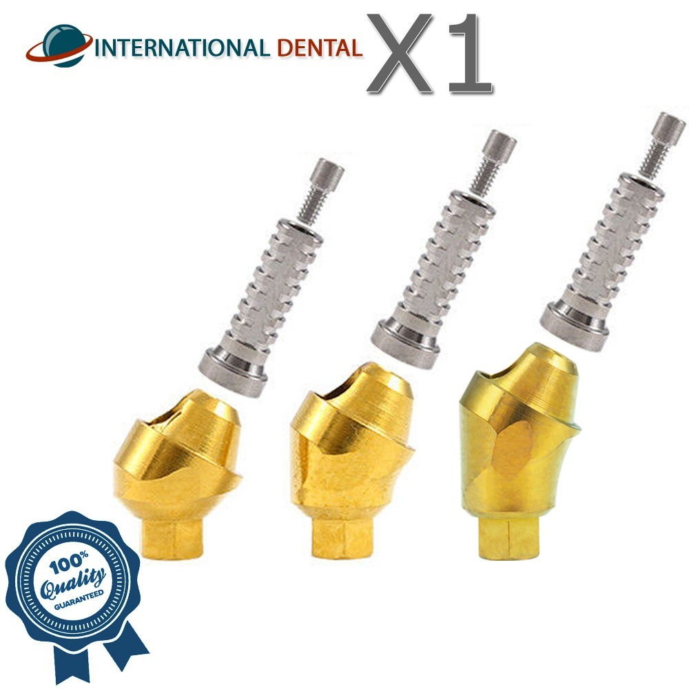 Dental Angulated Multi Unit 1.6 Abutment Titanium Sleeve 30° Set Int Hex 2.42mm