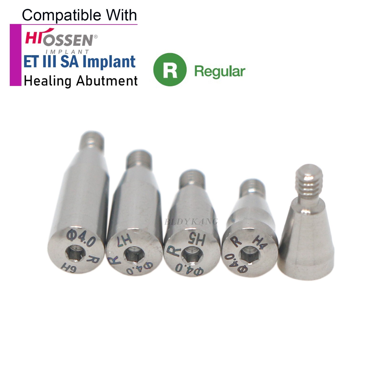 Dental Healing Abutment Mini Regular Platform Fits Osstem Hiossen