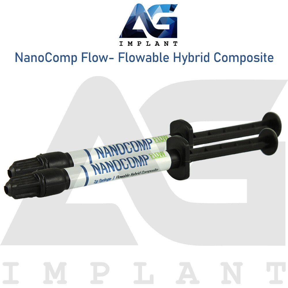 NanoComp Flowable Hybrid Comp0site Restoration 2g Light Cured Filling