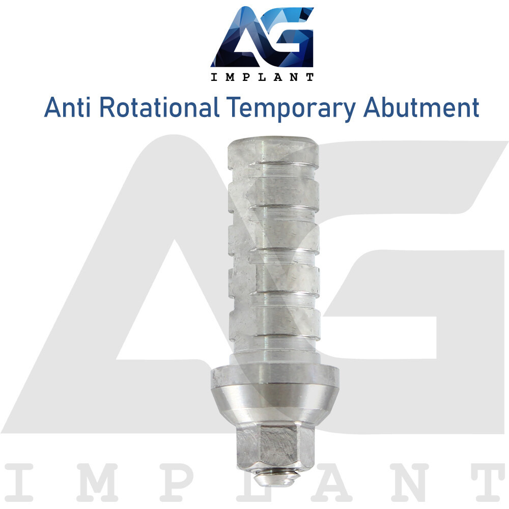 5 Anti Rotational Temporary Prosthetic Titanium For Int Hexagon 2.42mm
