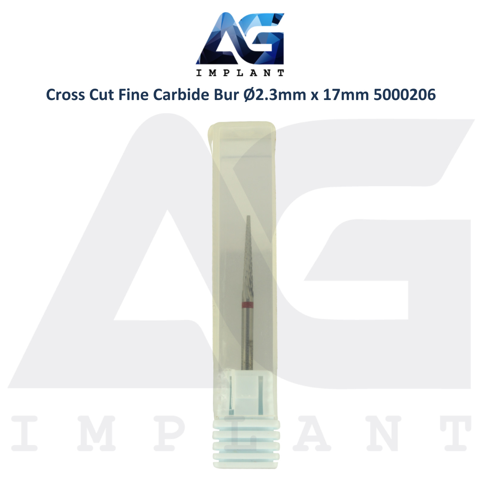 Dental Cross Cut 5000206 Fine Carbide Bur Ø2.3mm x 17mm Lab Supplies