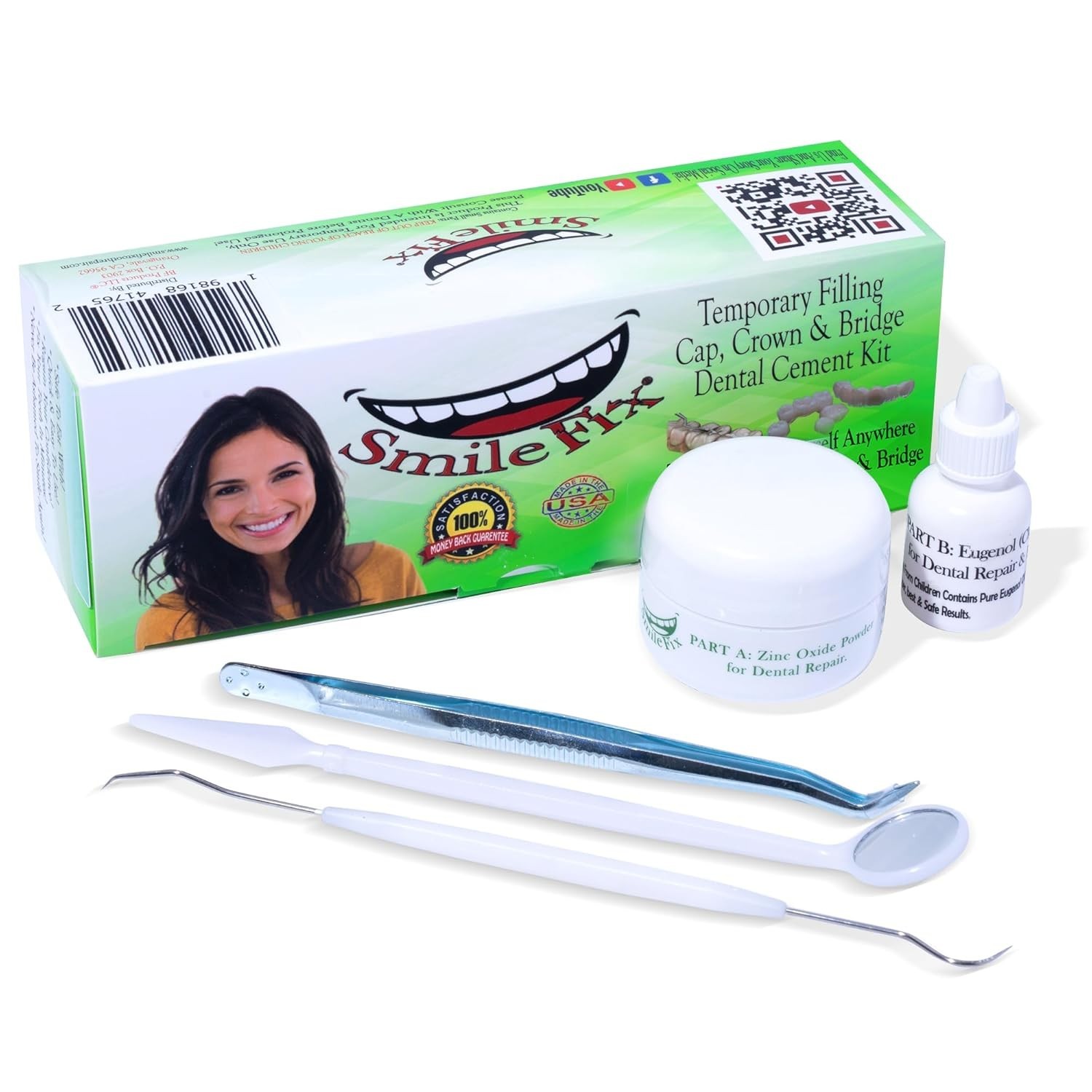 Comprehensive DIY Dental Repair Kit – Waterproof Zinc Oxide Cement for Home Use