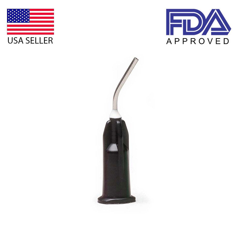 Original Pulpdent 19 Ga Black Pre-Bent Applicators for use with Embrace & Activa