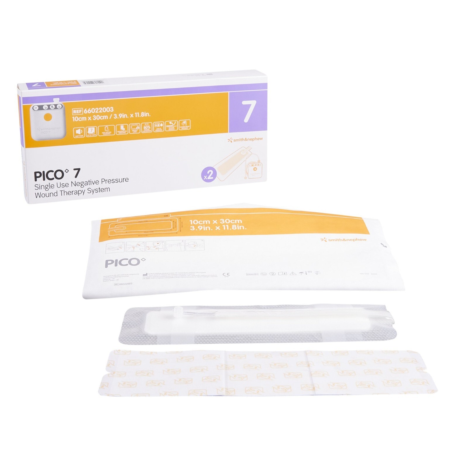 *1-Box* Smith & Nephew Pico 7 Wound Therapy 3.9″ x 11.8″ System 66022003