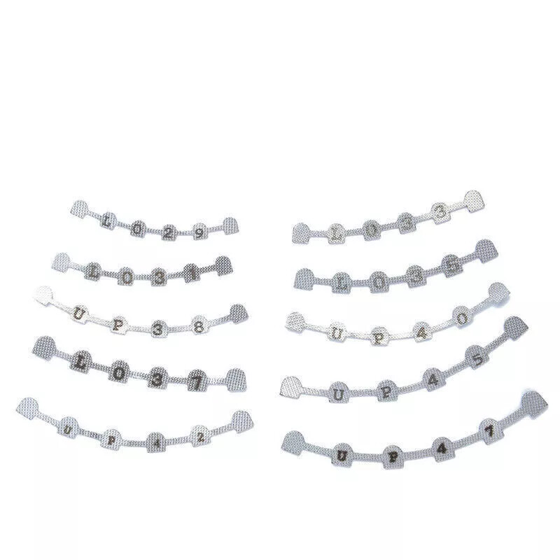 10Pcs/Pack Dental Bonding Splints Lingual Retainer upper:38#-47#,lower:29#-37#