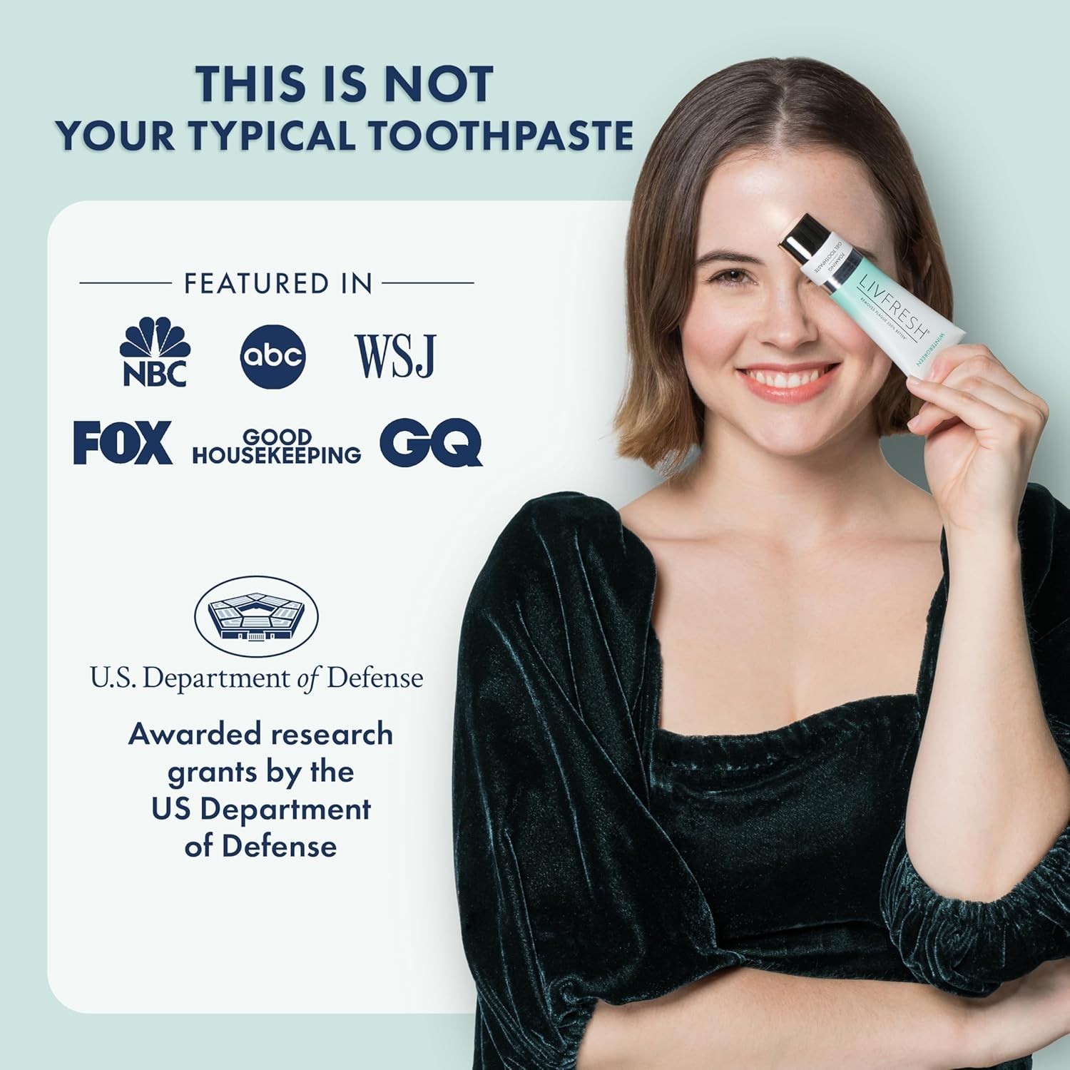 LIVFRESH Dental Gel by Livionex – Clinically Proven to Remove Plaque 250% Better