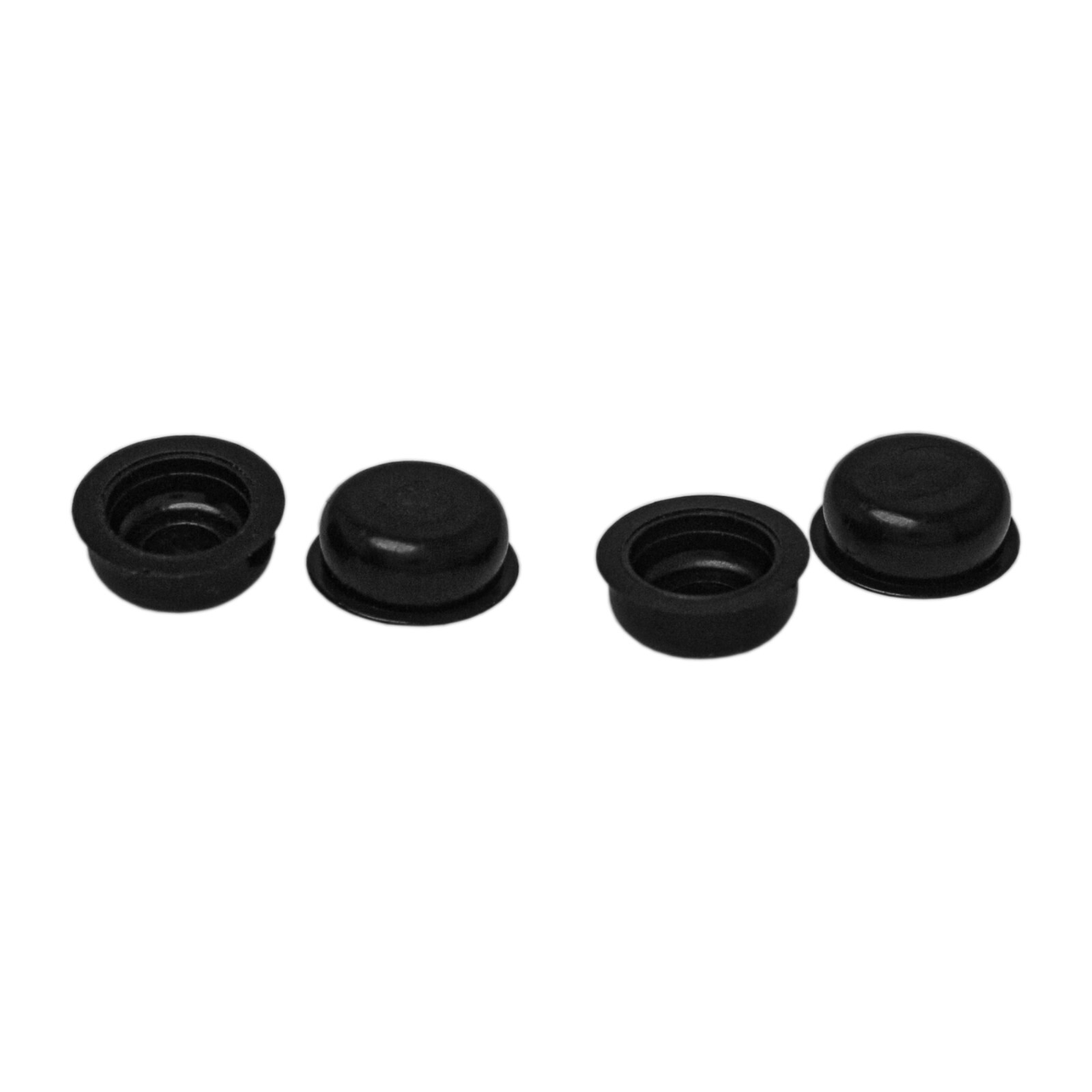 4PCS Dental Locater Lab Retention Processing Black Caps For Overdenture Abutment