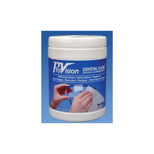 Palmero 3534 Pro-Vision Crystal Clear Optical Cleaning Wipes 6″ x 6 3/4″ 160/Bx