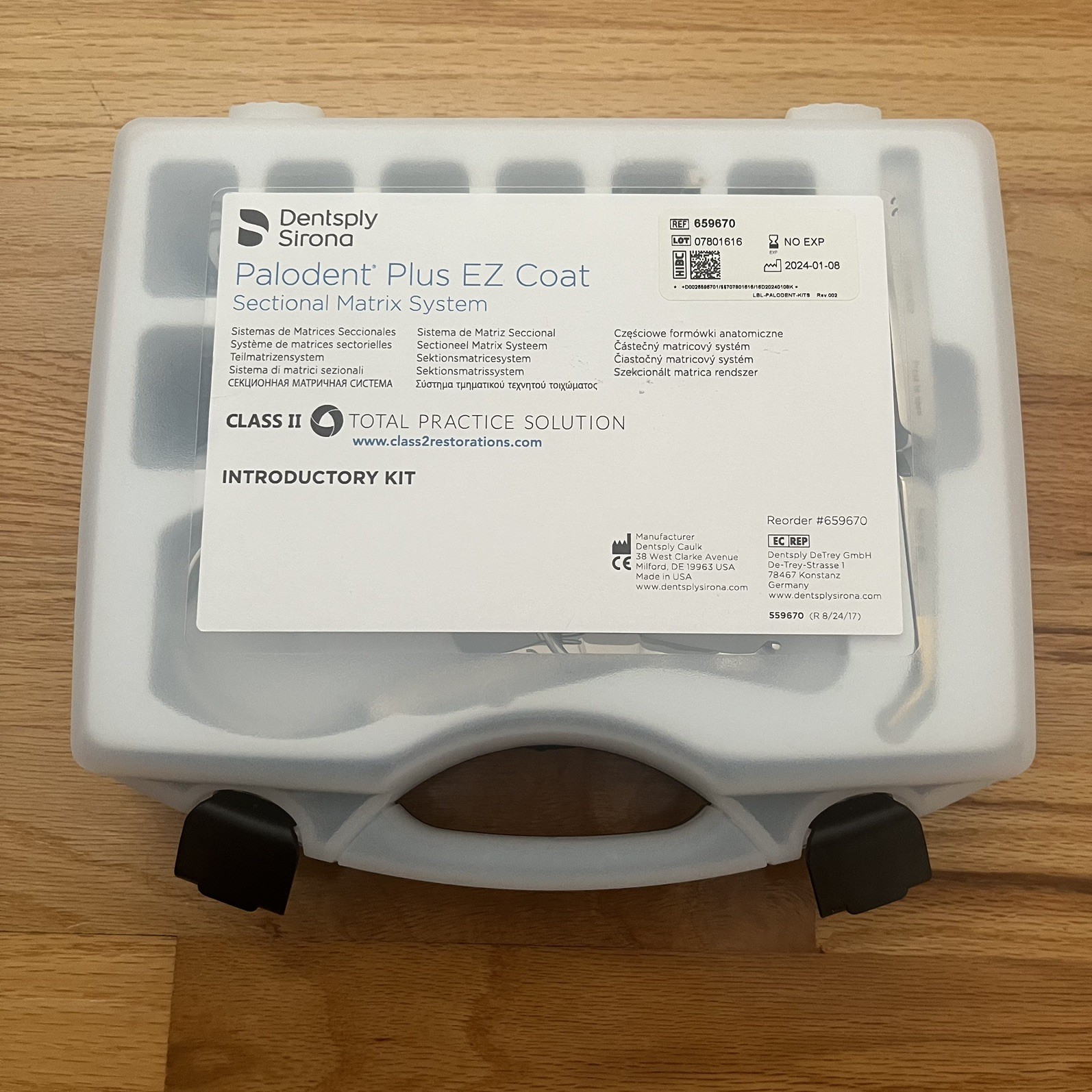 Palodent V3 Dental Sectional Matrix System Designed By Triodent Intro Kit
