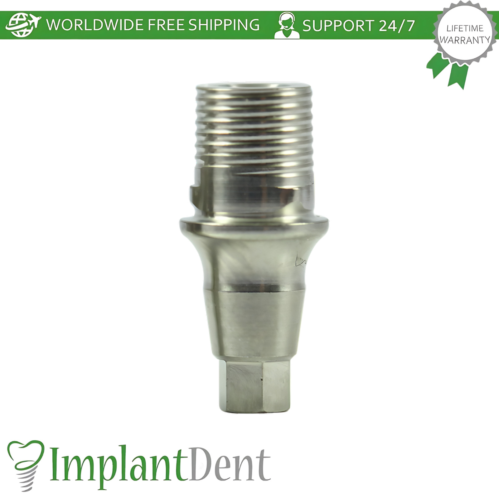 X5 Titanium Base Ø4.5mm Prosthetic Grand Morse Connection Neodent GM Compatible