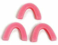 Keystone Pink wax bite blocks, box of 100 bite blocks #1880240