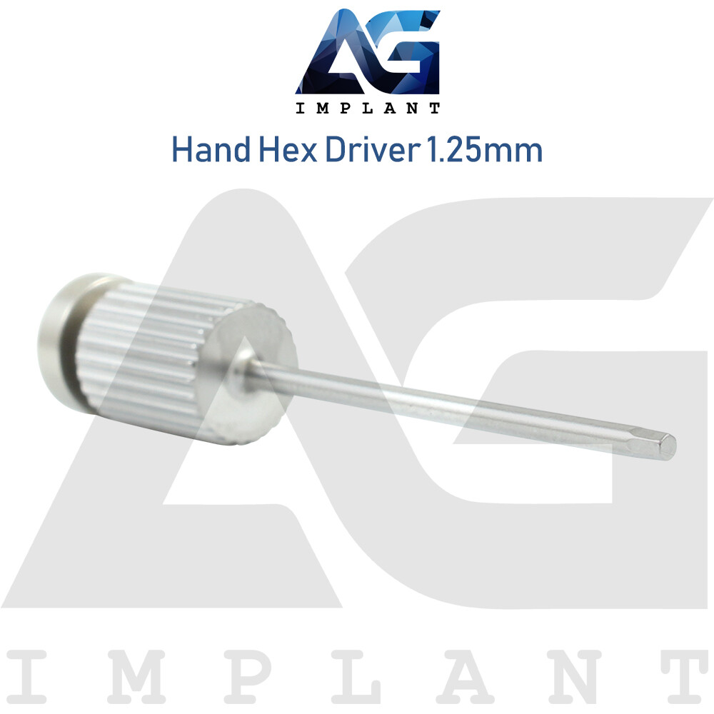 30mm Hand Hex Driver 1.25mm Manual Screwdriver Abut ment Tool Dental