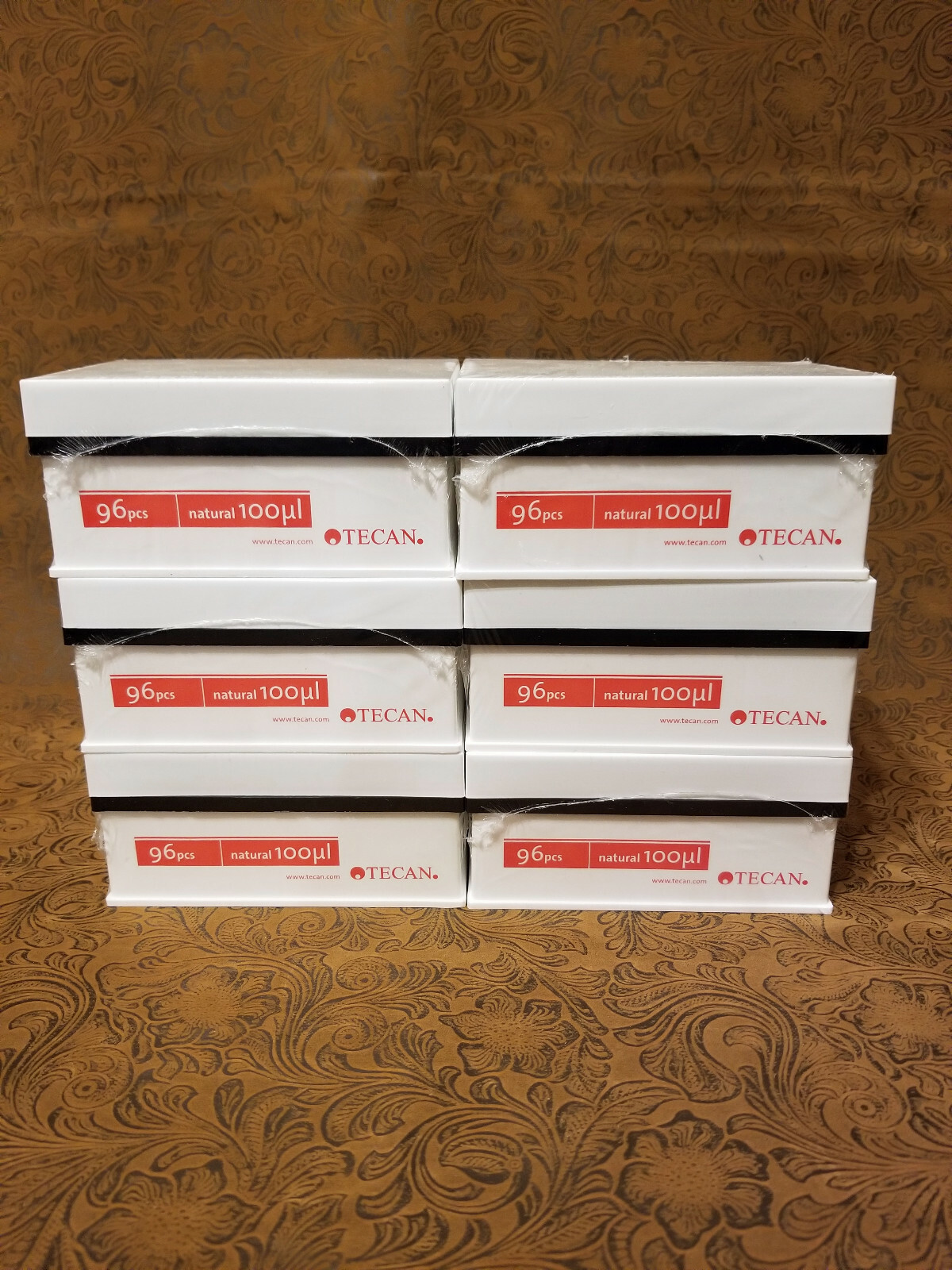 Genuine TECAN Natural 100ul ⋙ 576 Tips ⋘ (6 x 96 pcs) Disposable Tips 12060374 ऴ