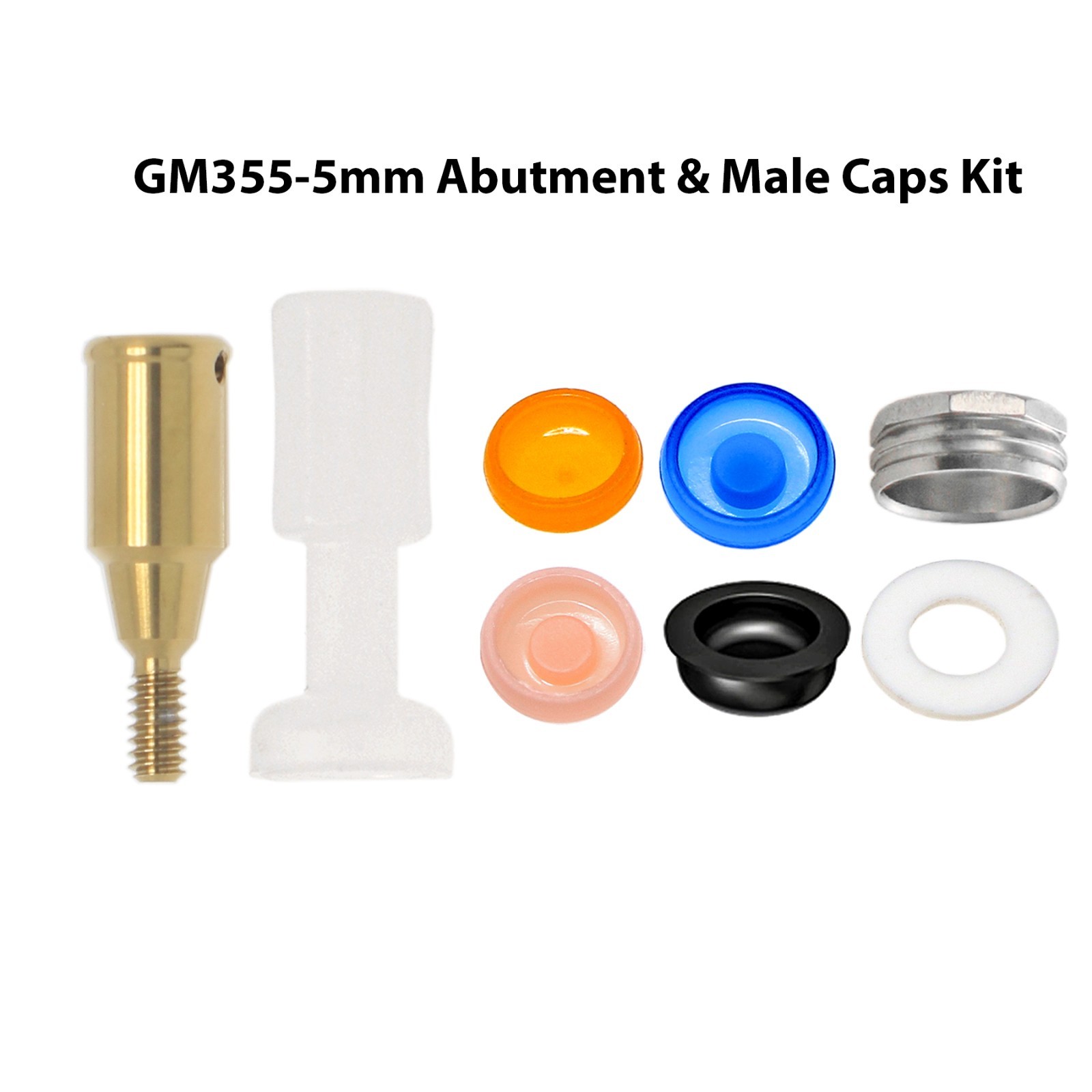 Overdenture Locator Abutment Removable Male Cap for NEODENT GRAND MORSE 1-6mm GH