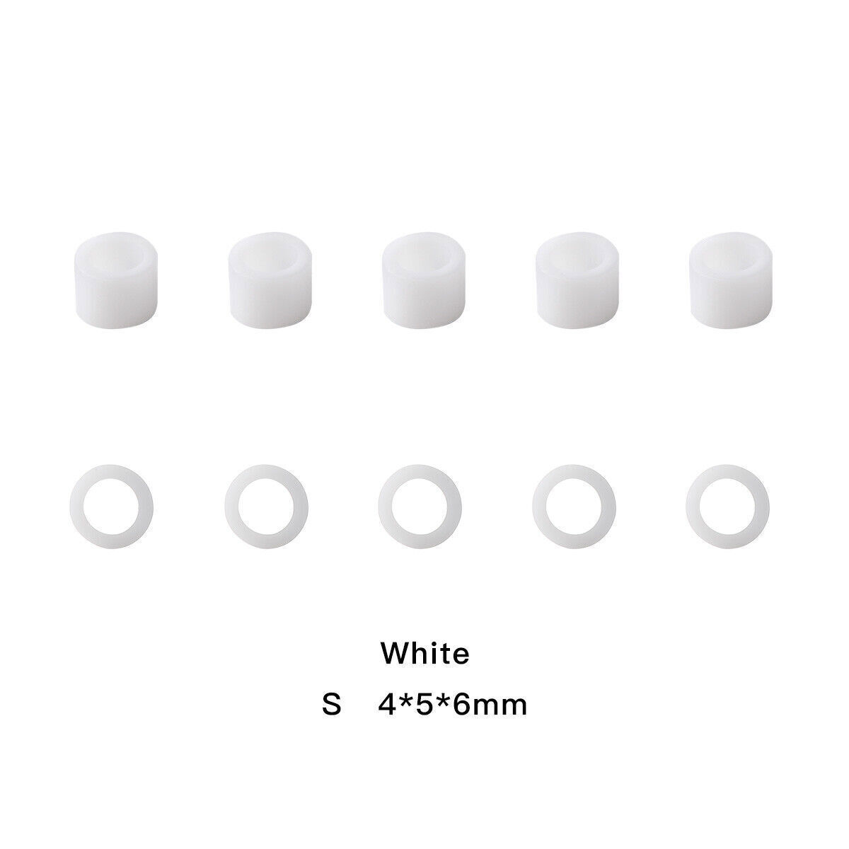 Dental Silicone Color Code Rings Circle Bands Instrument Large/Small 100Pcs/Box