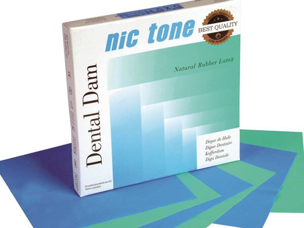 NIC TONE® Natural Latex Rubber Dam Medium MDC Dental DIFFERENT COLORS & SIZES