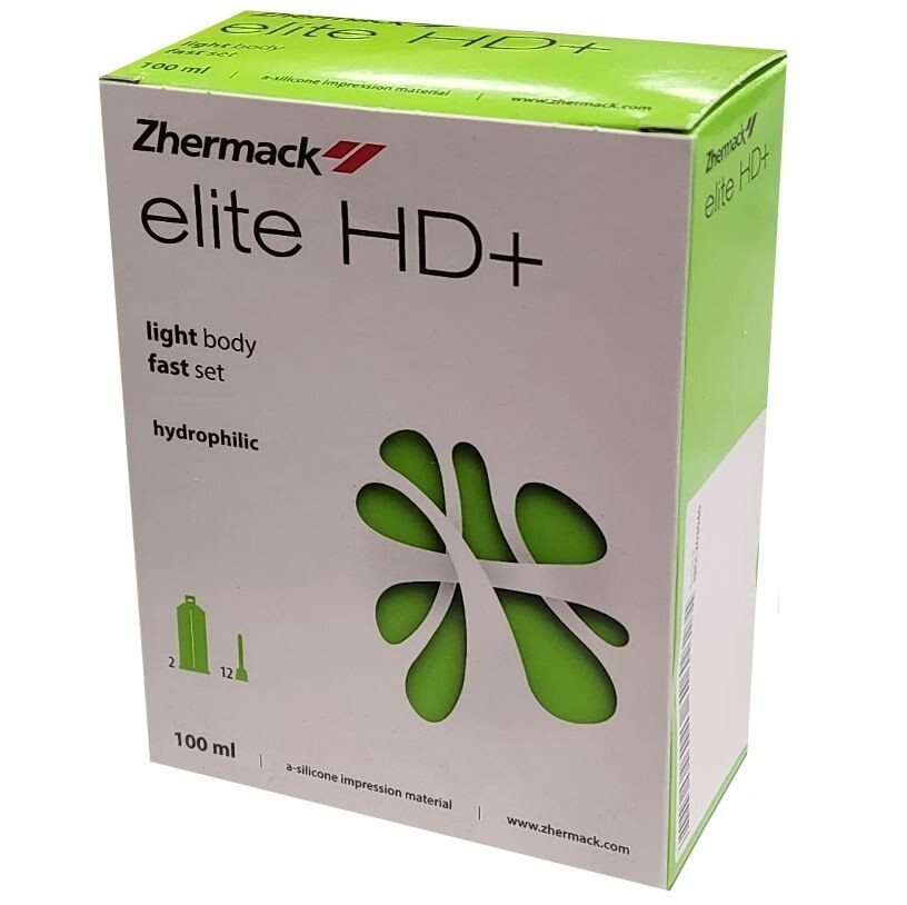 *4-Packs* Zhermack Elite HD+ Fast Set Light Body 100mL Hydrophilic C203040