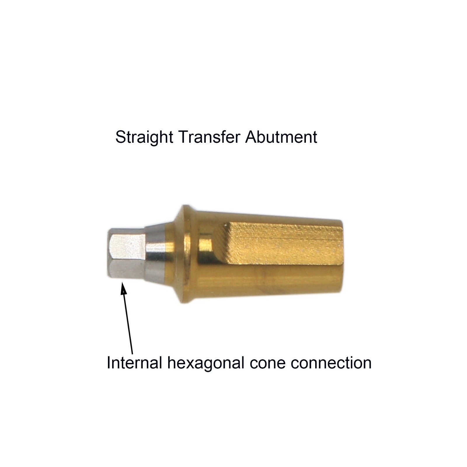 US Dental Titanim Hiossen ET Straight Transfer Abutment Mini/Regualr fit 1-6.0mm