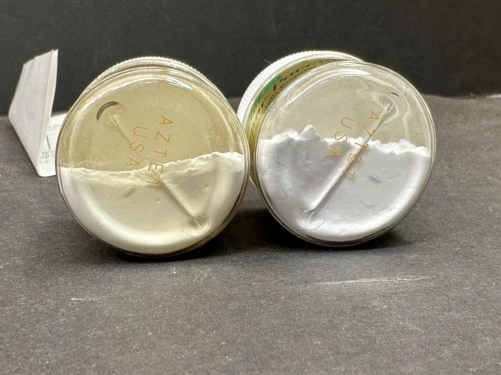 Noritake EX-3 Super Porcelain Powder Luster Metal Powder 7 Jar Case Set (2 open)