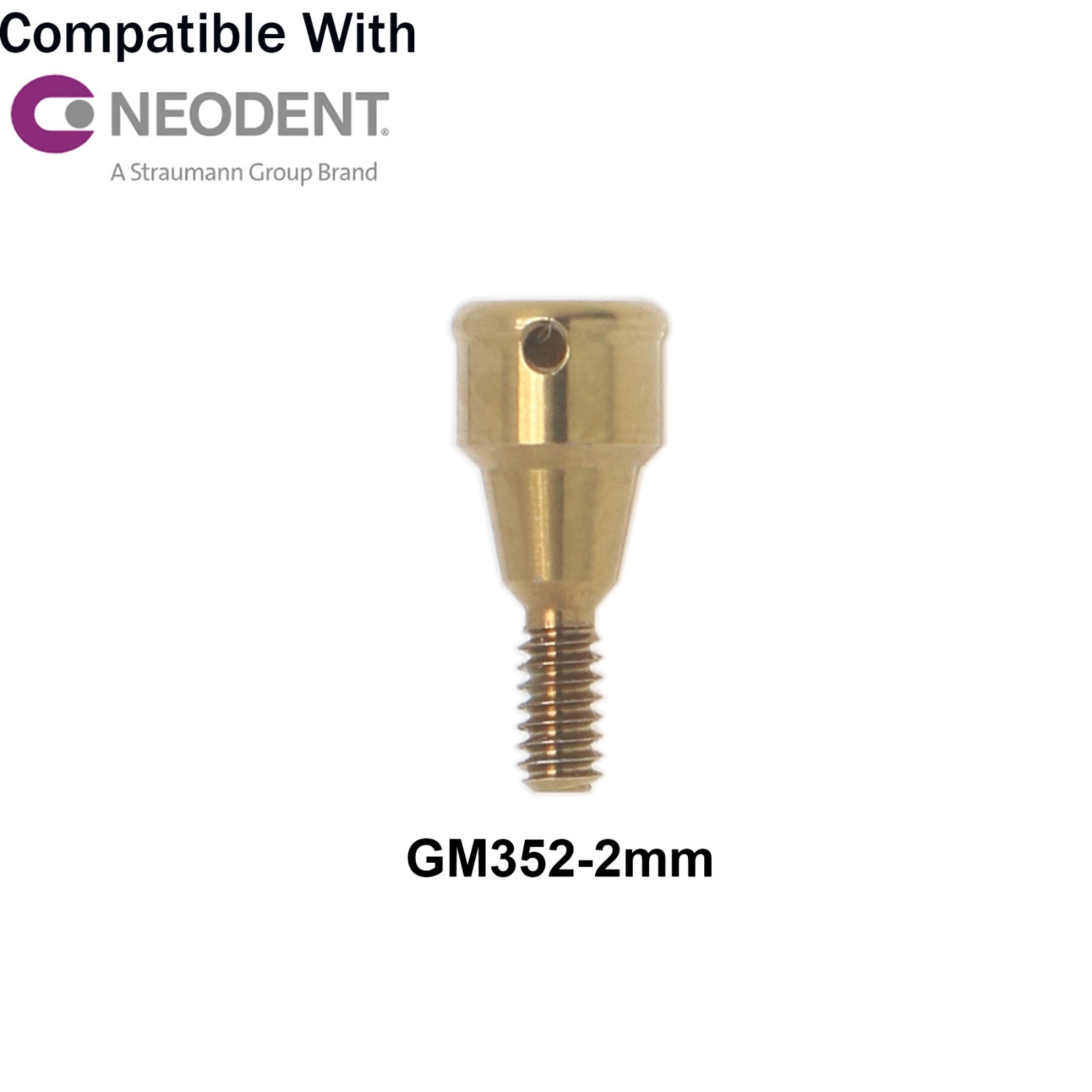 Overdenture Locator Abutment Removable Male Cap for NEODENT GRAND MORSE 1-6mm GH