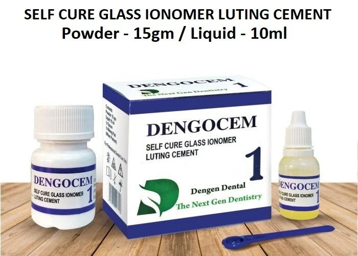 Dental DENGOCEM 1 Self Cure Glass Ionomer Luting Cement for Crown & Inlays