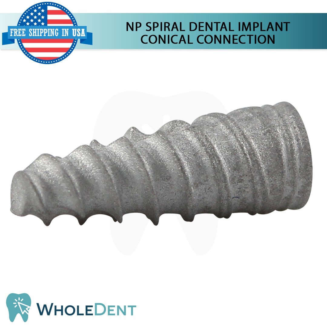 X5 Narrow Platform Spiral Conical Connection Hex 2.25mm Dental Titanium Sterile