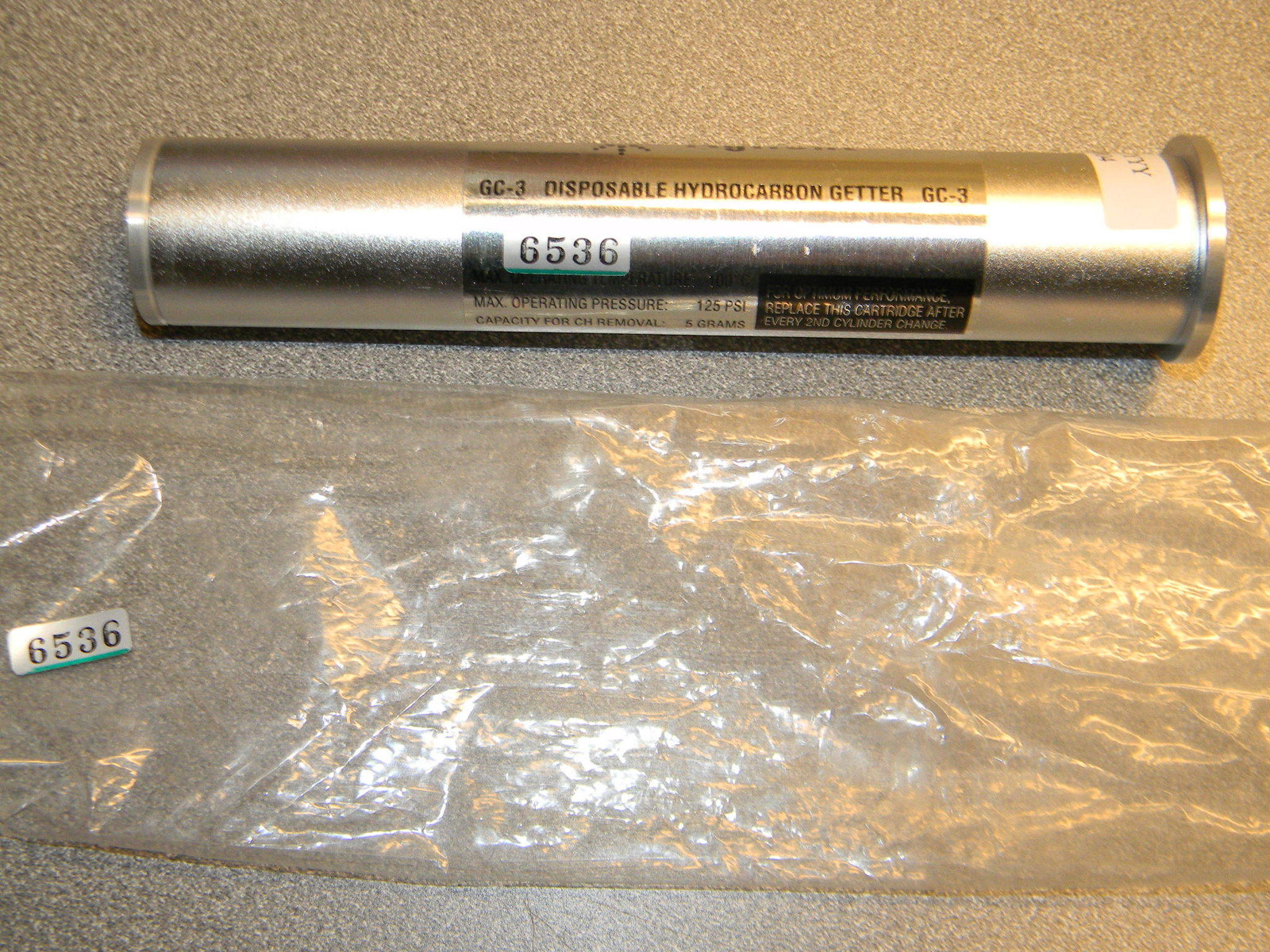 Agilent GC-3 Disposable Hydrocarbon Getter (Max. Operating Temperature: 100°C)