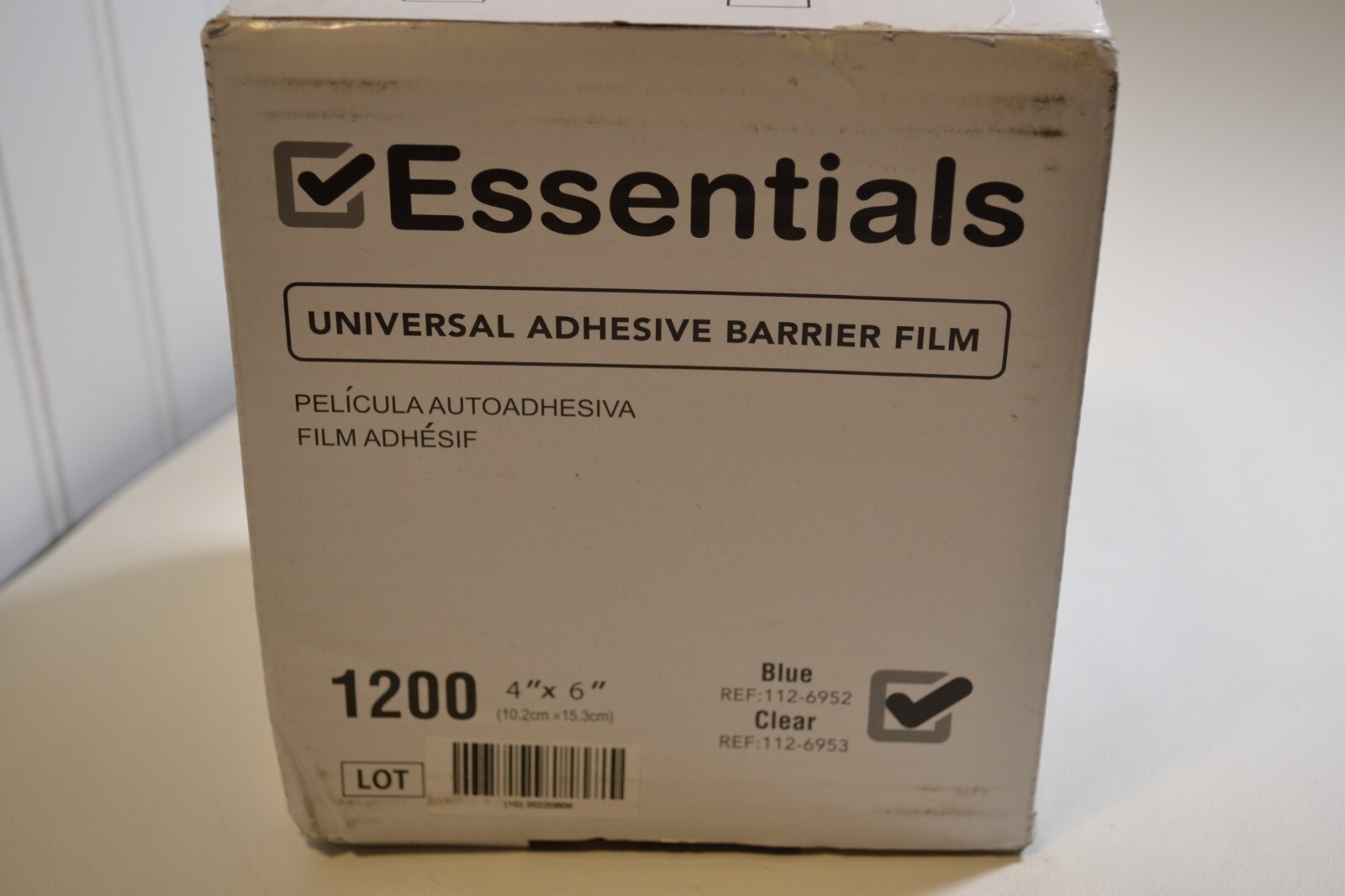UNIVERSAL BARRIER FILM BLUE 4″ X 6″ ROLL/1200 SHEETS